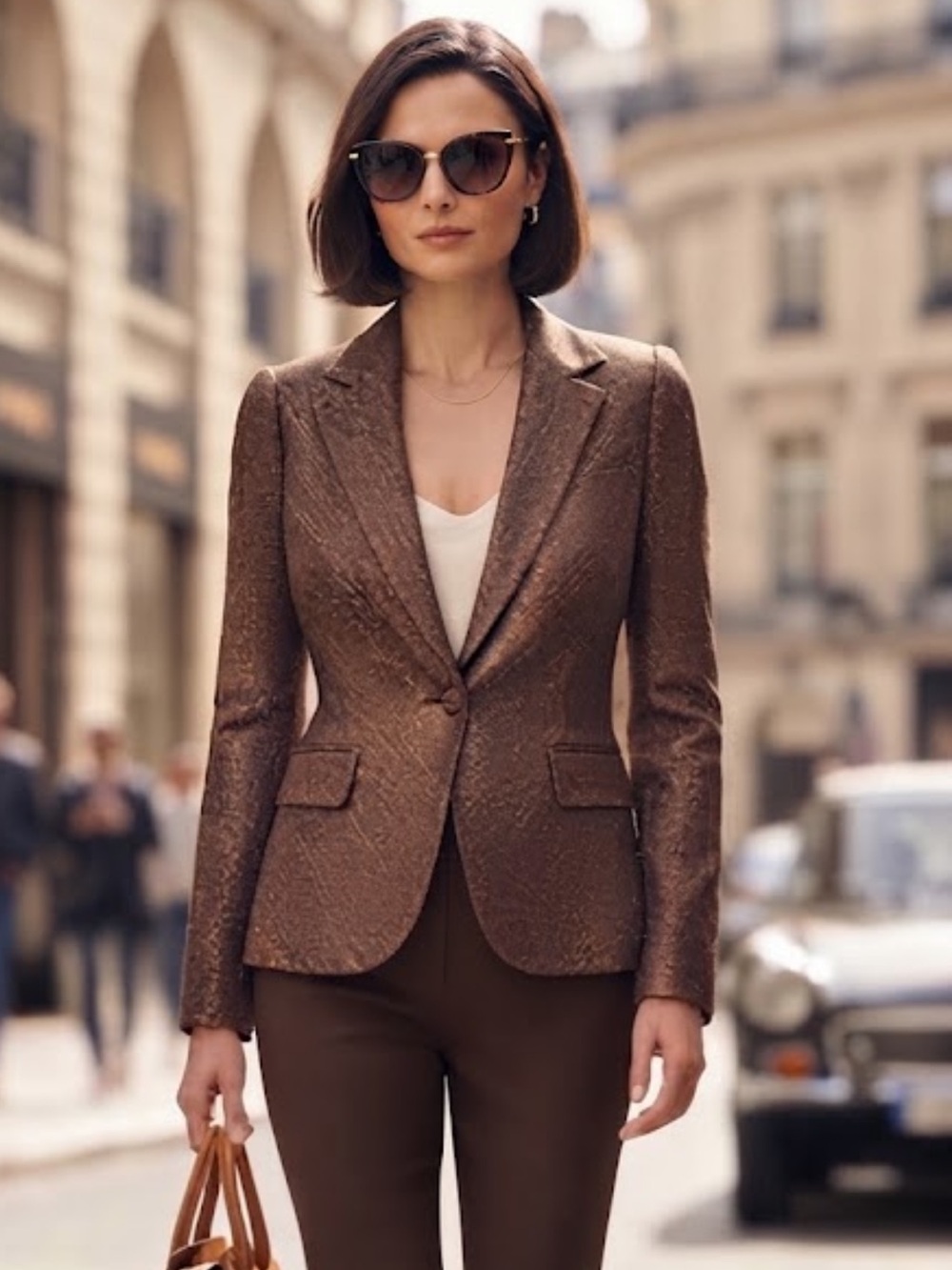 NWOT Banana Republic Metallic Tweed Blazer